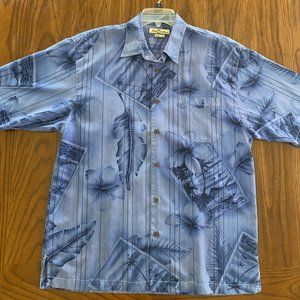 Tommy Bahama 100% Silk Men's Shirt, Size L